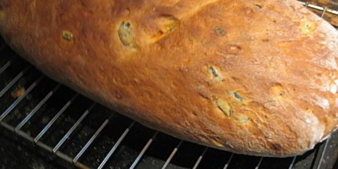 Рецепт итальянский хлеб с оливками, маслинами, вялеными помидорами и итальянскими травами