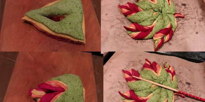 Рецепт хлеб овощной листья