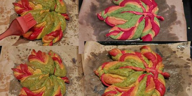 Рецепт хлеб овощной листья