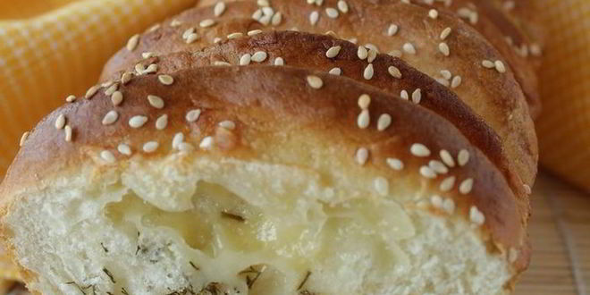 Рецепт хлеб с сыром и укропом