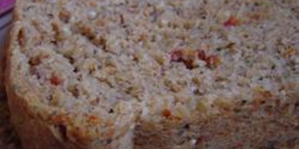 Как приготовить хлеб с вялеными помидорами и базиликом