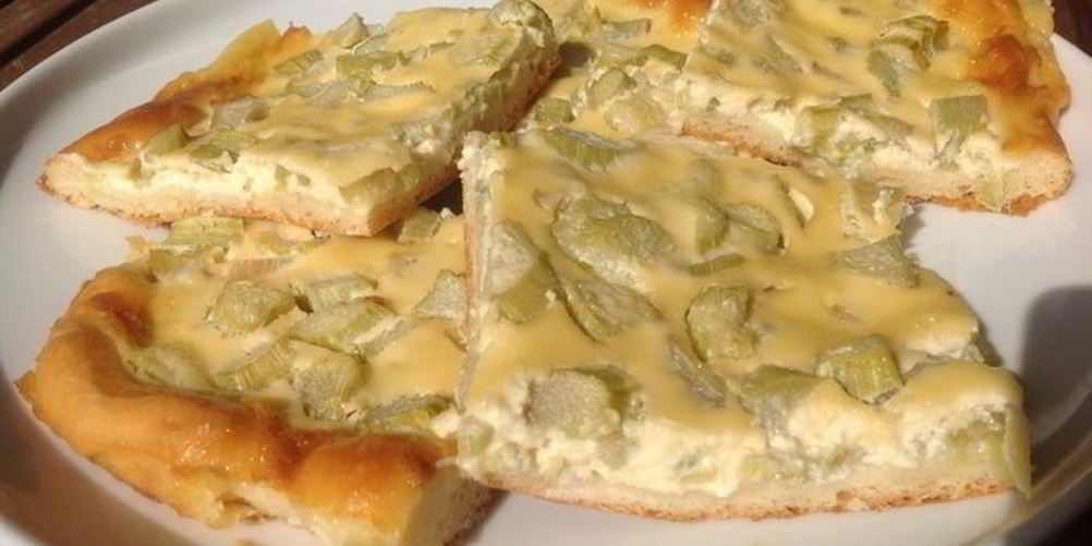 Как приготовить латышский ревеневый плоский хлебушек