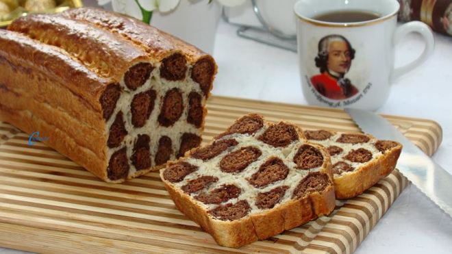 Рецепт Леопардовый хлеб