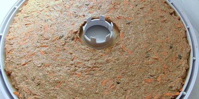 Рецепт льняные хлебцы с изюмом и морковкой