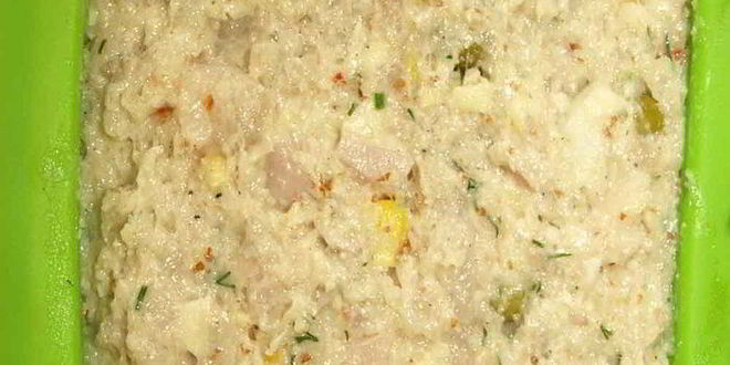 Рецепт миндально-куриный хлеб с овощами