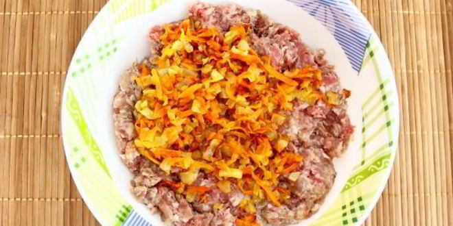 Рецепт мясной хлеб с пшеном и болгарским перцем