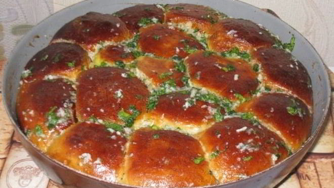 Рецепт Пампушки чесночные к борщу