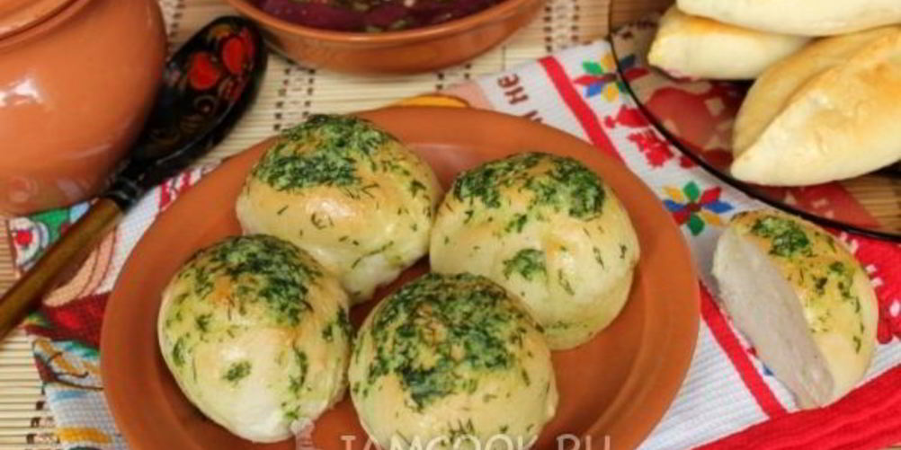Как приготовить пампушки с чесноком к борщу