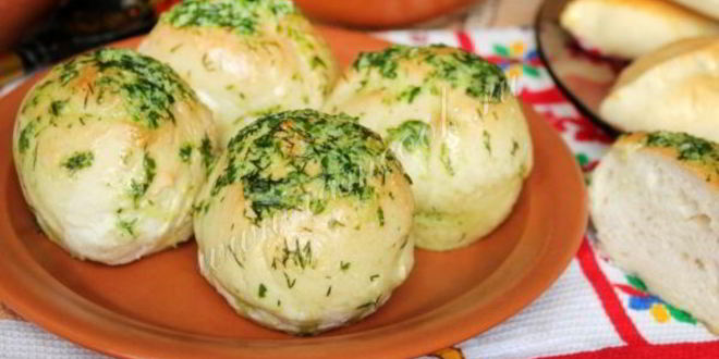 Рецепт пампушки с чесноком к борщу