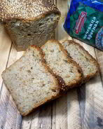 Постный хлеб с чечевицей и жареным луком