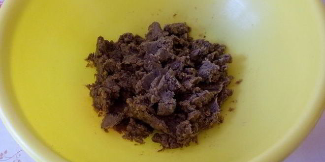 Рецепт постный хлеб с чечевицей и жареным луком