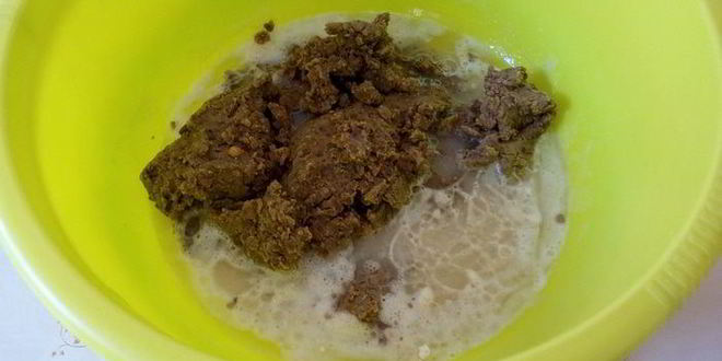 Рецепт постный хлеб с чечевицей и жареным луком