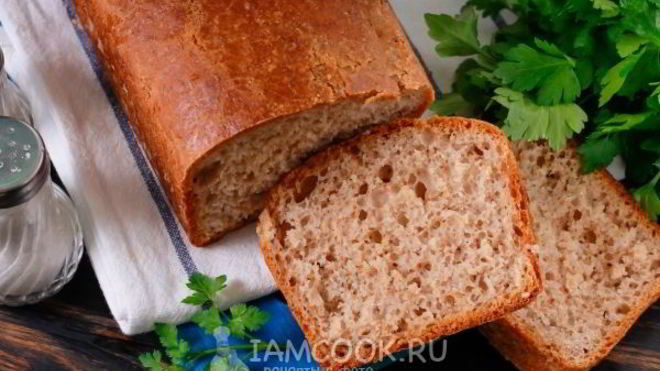 Рецепт Пшеничный хлеб на ржаной закваске
