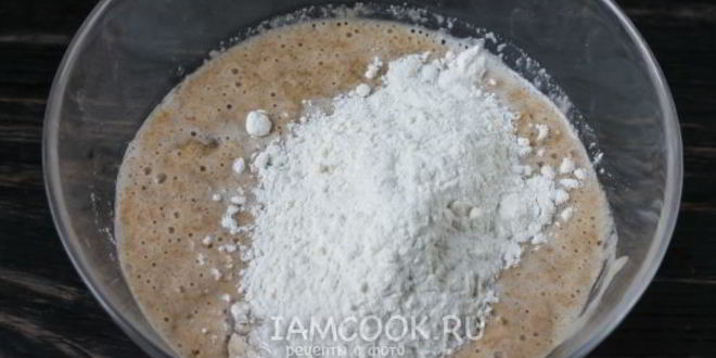 Рецепт пшеничный хлеб на ржаной закваске