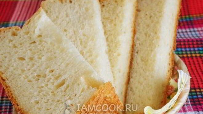 Рецепт Пшеничный хлеб с творогом в хлебопечке