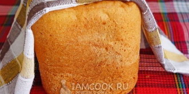 Рецепт пшеничный хлеб с творогом в хлебопечке