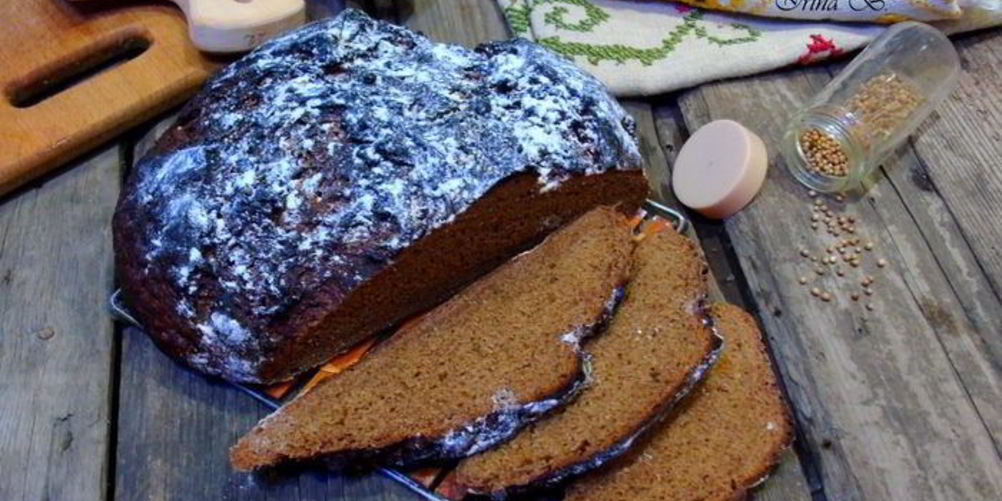 Как приготовить ржаной хлеб с тмином и кориандром