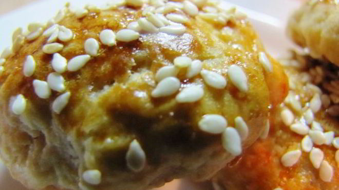 Рецепт Сконы банановые с кунжутом