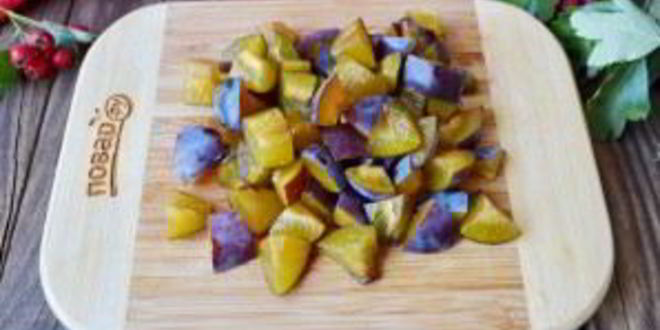 Рецепт сконы со сливами