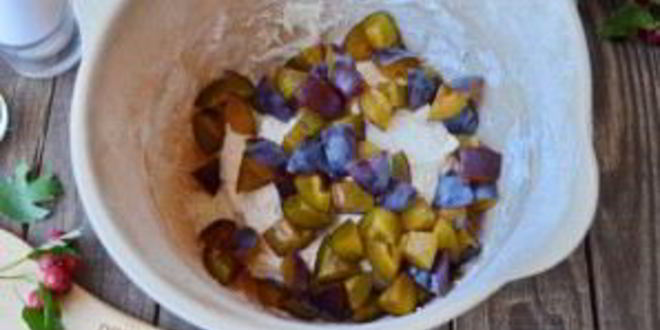 Рецепт сконы со сливами