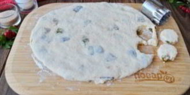 Рецепт сконы со сливами