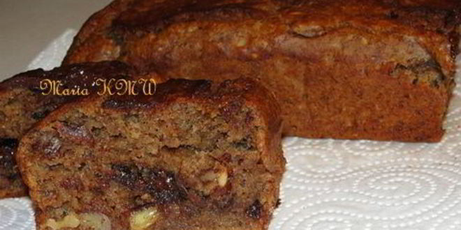 Рецепт сладкий, банановый хлеб