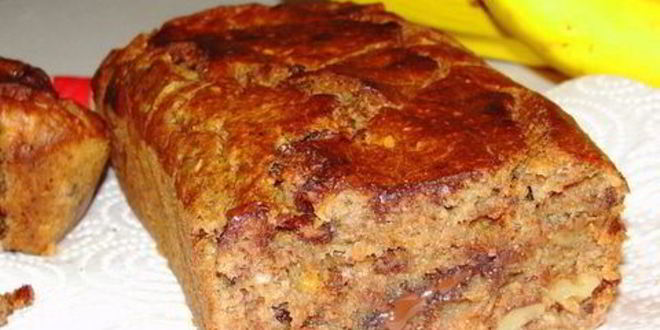Рецепт сладкий, банановый хлеб