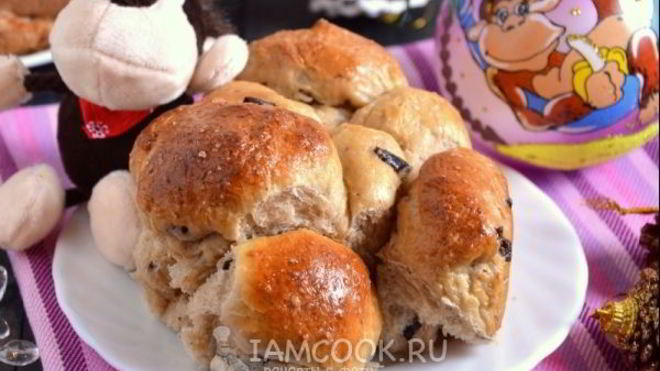 Рецепт Сладкий обезьяний хлеб