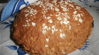 Рецепт Цельнозерновой бездрожжевой хлеб