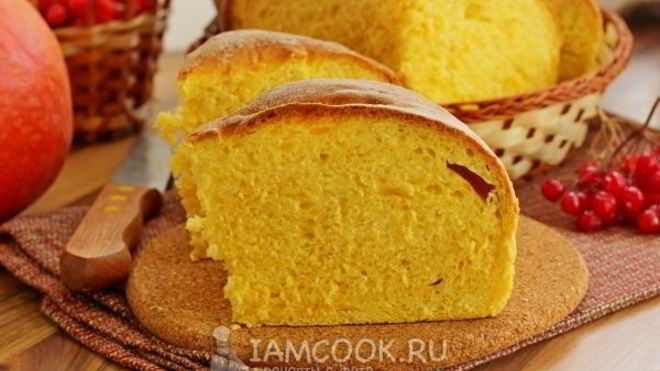 Рецепт Тыквенный хлеб в хлебопечке