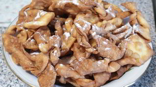 Рецепт Хворост без яиц