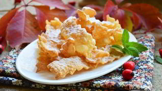 Рецепт Хворост хрустящий на водке