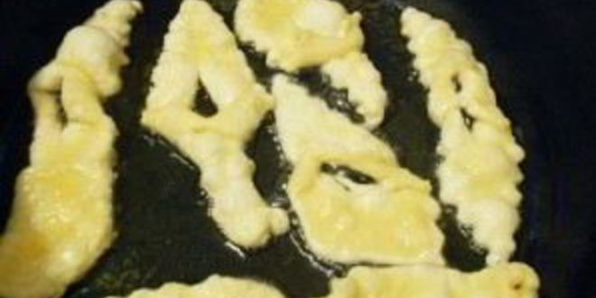 Рецепт хворост на воде