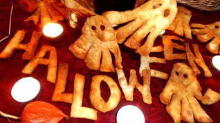 Рецепт Хворост веселый halloween