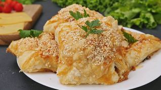 Рецепт Конвертики из слоеного теста