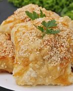 Конвертики из слоеного теста