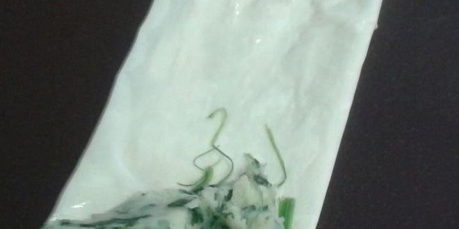 Рецепт конвертики из теста фило со шпинатом и картофелем