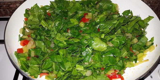 Рецепт конвертики с мангольдом, болгарским перцем и зеленью