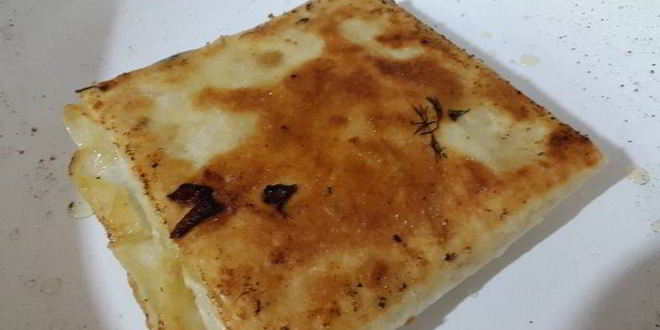 Рецепт конвертики с мангольдом, болгарским перцем и зеленью