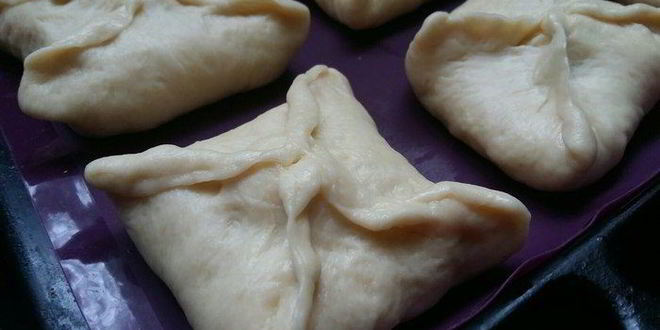 Рецепт конвертики с перепелиным яйцом и зеленью