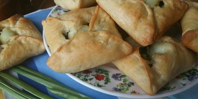 Рецепт конвертики с перепелиным яйцом и зеленью