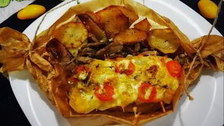 Рецепт Конвертики со свининой и картофелем