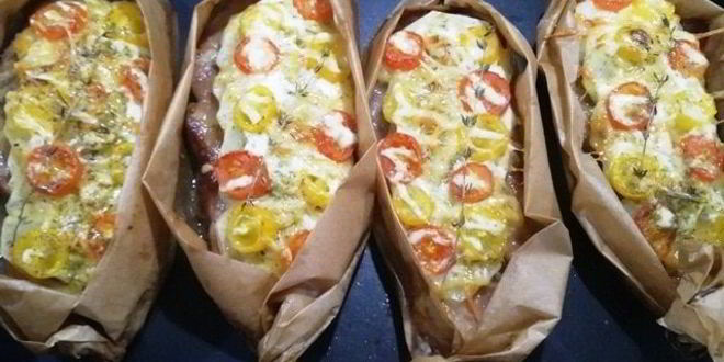 Рецепт конвертики со свининой и картофелем