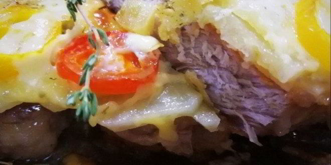 Рецепт конвертики со свининой и картофелем