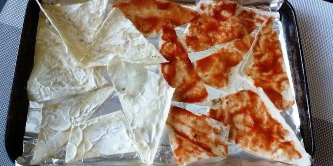 Рецепт чипсы из лаваша