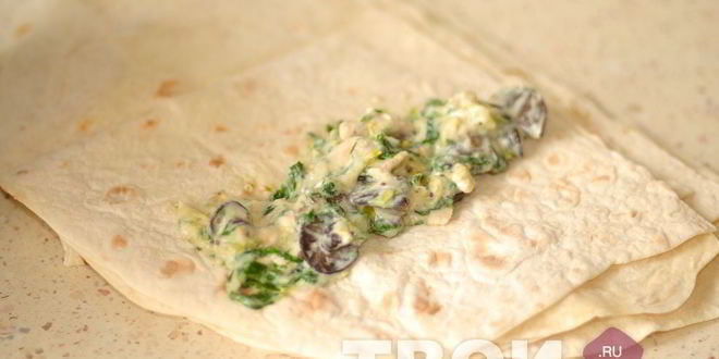 Рецепт лаваш с курицей