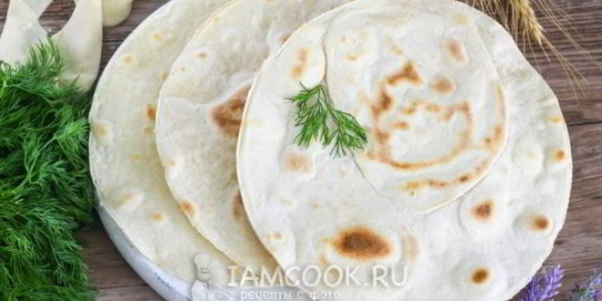 Рецепт постный лаваш