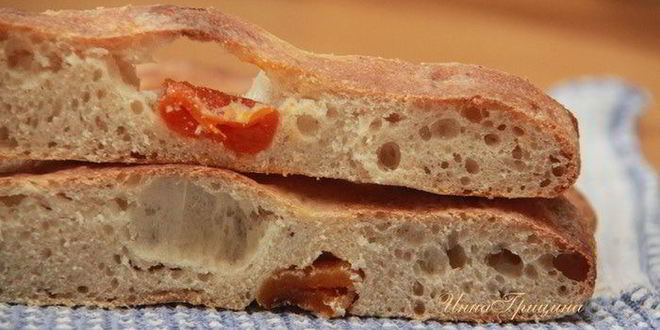 Рецепт абрикосовая фокачча с лимончелло