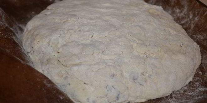 Рецепт бездрожжевая кефирная лепешка с фундуком и черносливом