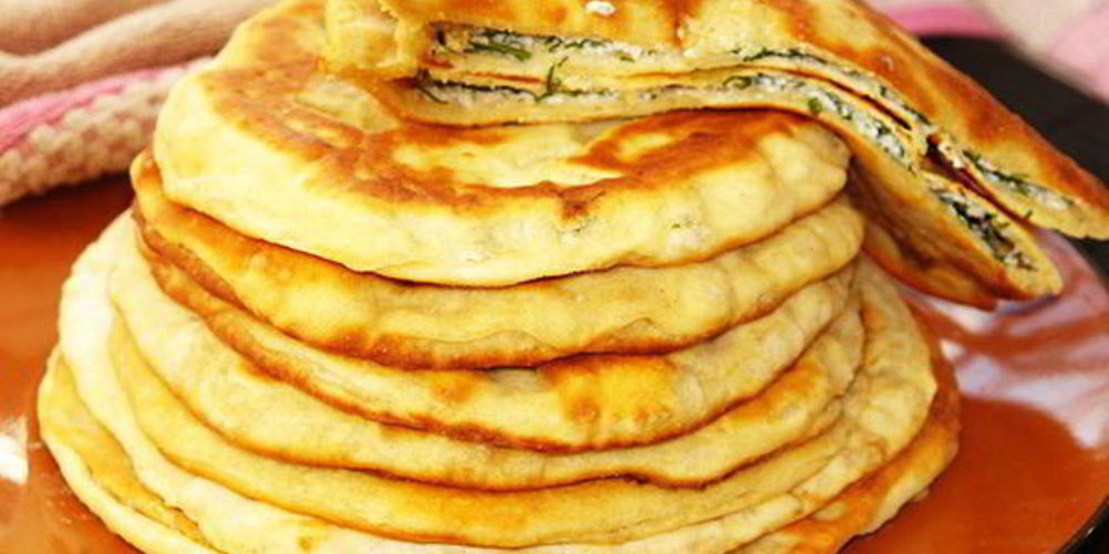 Рецепт сырные лепешки с ветчиной